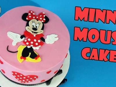 How to make Minie Mouse cake tutorial