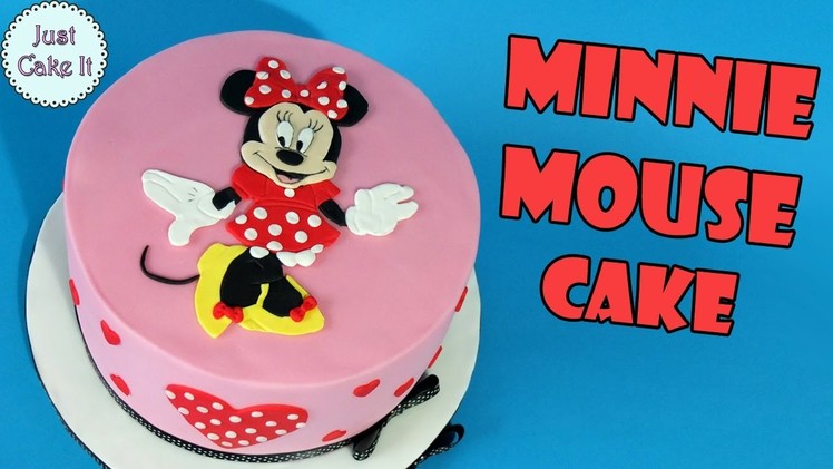 How to make Minie Mouse cake tutorial