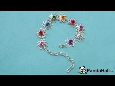 How to Make Simple Handmade Flower Bracelet for Girls
