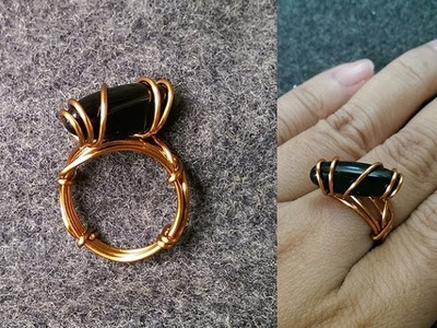 How to make simple rings with stones without drilling