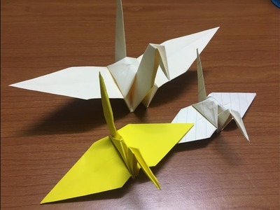 How to make Traditional Origami Crane - Origami Tutorial Video