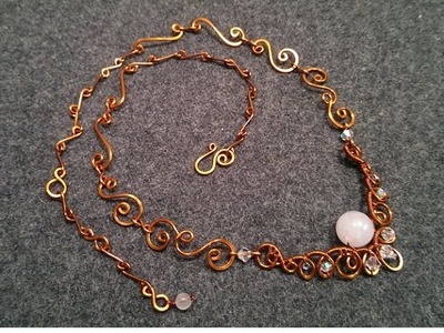 How to make wire necklace - Handmade jewelery