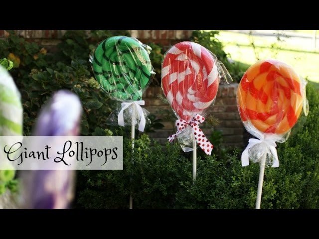 How To Turn A Pool Noodle Into A Giant Lollipop