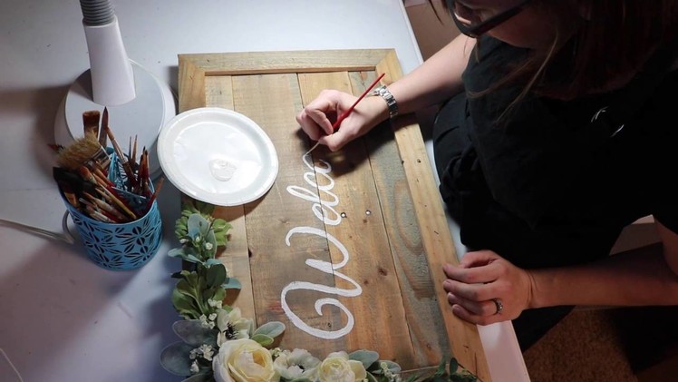 How We Make Our Beautifully Rustic Signs