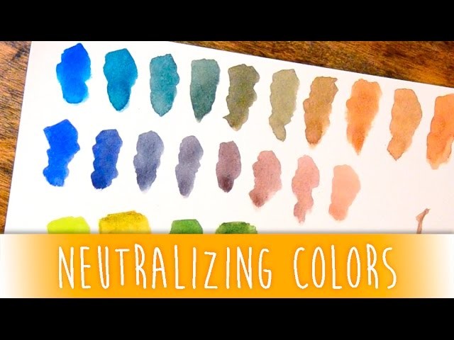 Neutralizing Watercolors - How to Lessen Intensity or Tone Down Colors