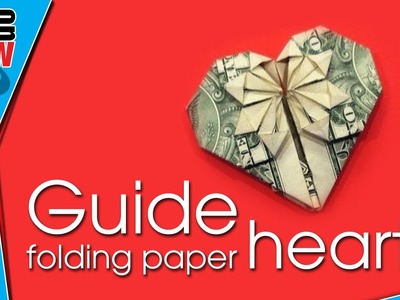 Origami heart - Make heart paper - How do it ?
