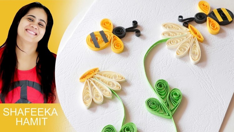 Paper quilling how to make greeting card