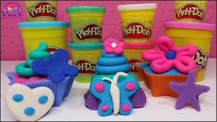 Play Doh Cake Making Video ◕ ‿ ◕ Learn How To Make Great Play Doh Cupcakes