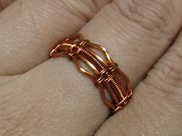 Tutorial wire ring - How to make wire jewelery