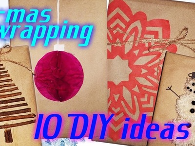 10 DIY happy Christmas wrapping ideas HOW TO!