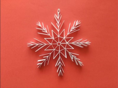 Christmas Paper Snowflake - Easy Tutorial.