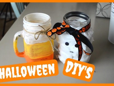 CUTE and EASY Halloween DIY Crafts!! | Caroline and Olivia