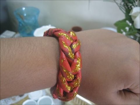 DIY bracelet with newspaper!! | featuring  Niyati