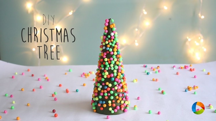 DIY : Christmas Tree (Thermocol Ball)