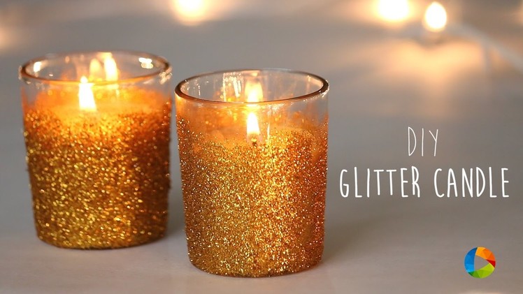 DIY : Glitter Candle