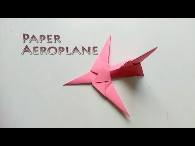 DIY - Paper Aeroplane | Arts & Crafts | Origami Art