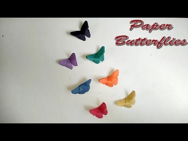 DIY - Paper Butterflies | Arts & Crafts | Origami Art