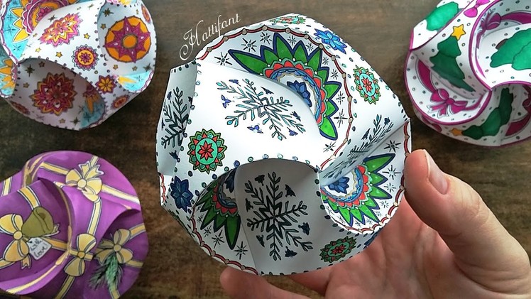 Hattifant - Triskele Paper Globes - CHRISTMAS Snowflake