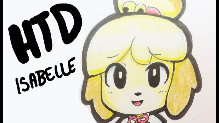 How To Draw Isabelle - Animal Crossing - Amiibo Update News Chat