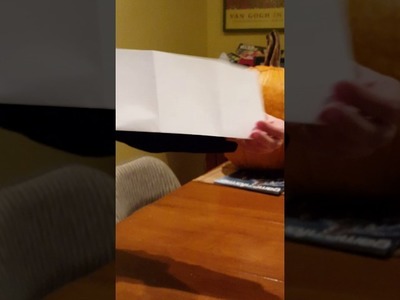 How to Fold a paper into six squares