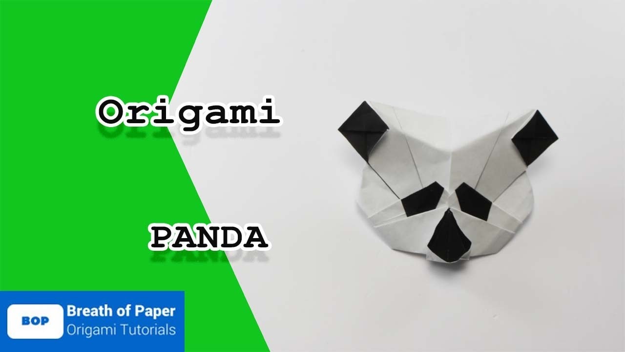 How to fold Origami Easy Panda