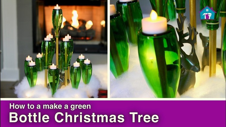 How to Make a DIY Bottle Christmas Tree