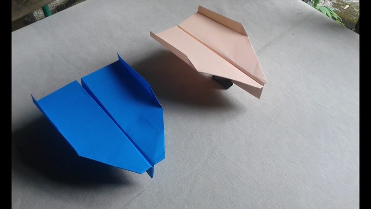 How to make a paper airplane that flies far | Paper Craft |