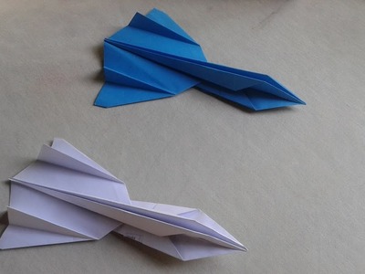 How to make the SR 71 blackbird jet fighter paper airplane