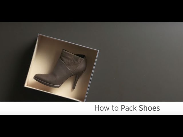 How to Pack Shoes