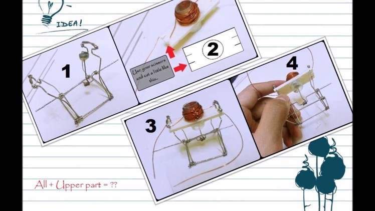 Make a Simple Solenoid Engine using Paper Clips
