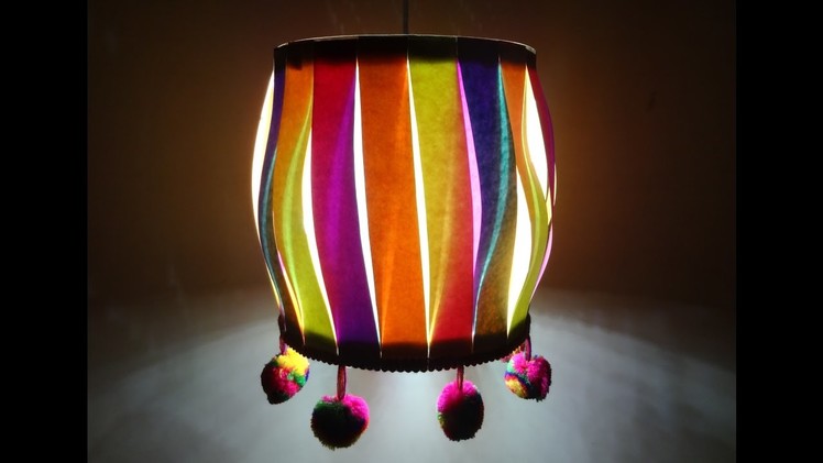 Paper Crafts (Home.Christmas Decoration Ideas): Multicoloured Christmas Lantern