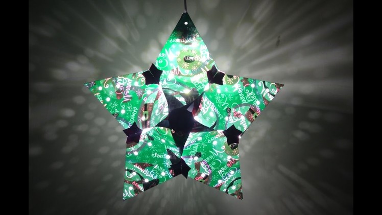 Paper Crafts(Home.Christmas Decoration Ideas): Christmas Star Lantern
