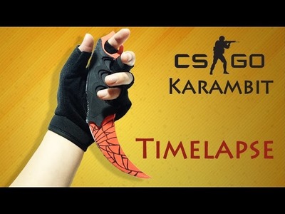 Paper knife - CS GO Karambit Paper - Timelapse
