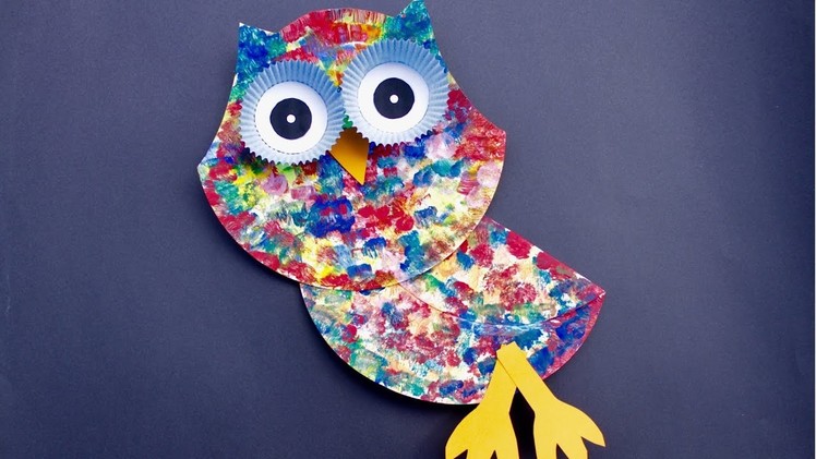 Paper Plate Owl (Stop Motion)