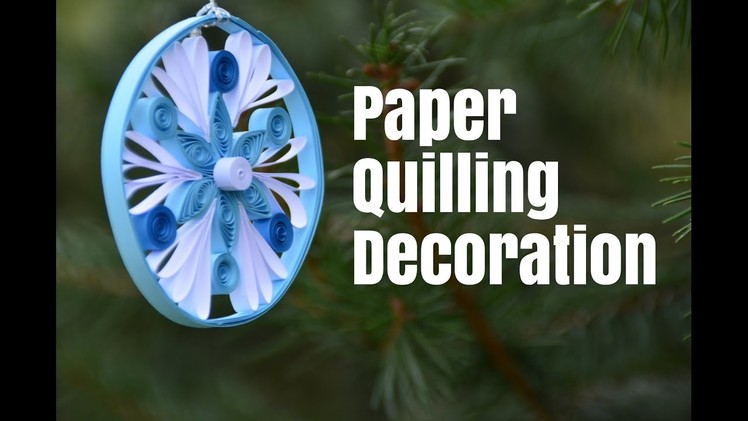 Paper Quilling Decoration for Christmas Tree