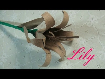 TOILET PAPER ROLL LILY - DIY