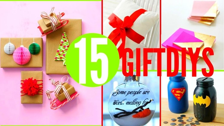 15 DIY Christmas GIFTS !! DIY Gifts You NEED To Know !!