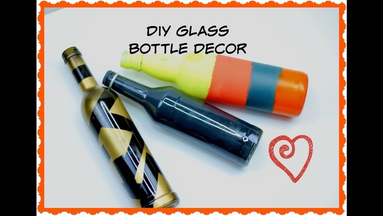 3 DIY Glass Bottle Decor Ideas | Asili