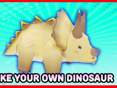 Dinosaur! Make Your Own Triceratops DIY | MyToyVillage