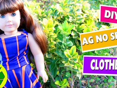 DIY | American Girl No Sew Skirt + Blouse - Easy Doll Crafts - Simplekidscrafts