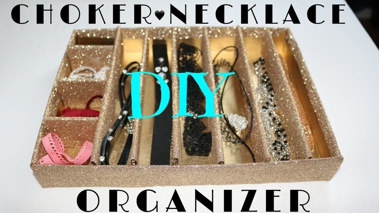 ✨DIY✨ CHOKER Necklace Organizer