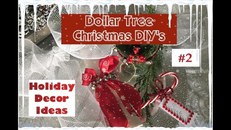 DIY Dollar Tree Christmas Decor | 6 Ideas For the Holidays