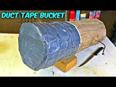 DIY Duct Tape Bucket - Survival Hack