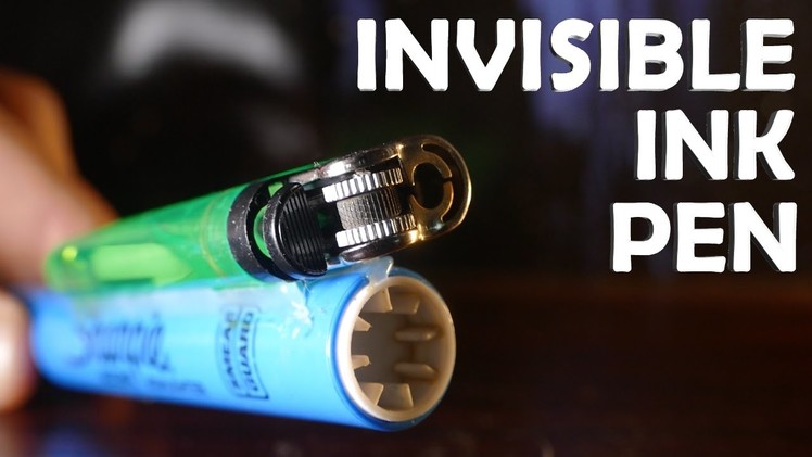 DIY Invisible Ink Pen! - Secret Message Spy Pen!!! ($2 Super Easy)