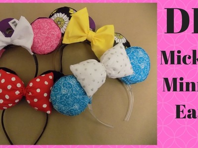 DIY Mickey.Minnie Ears
