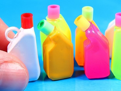 DIY Miniature Detergent Bottles