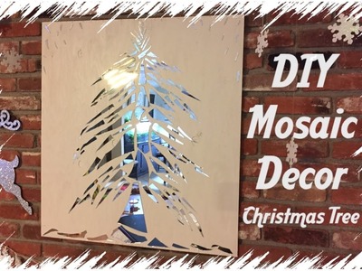 DIY Mosaic Christmas Tree | Holiday Decor Idea!