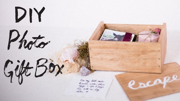 DIY Personalized Photo Gift Box
