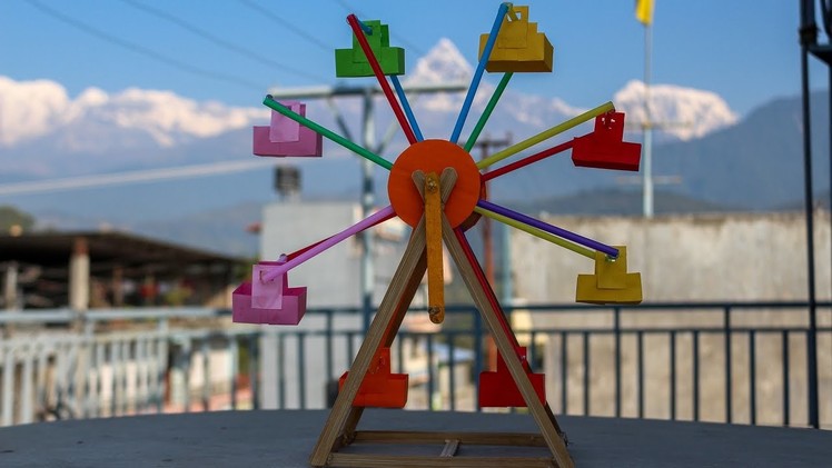 Diy Projects Ferris Wheel From Straw