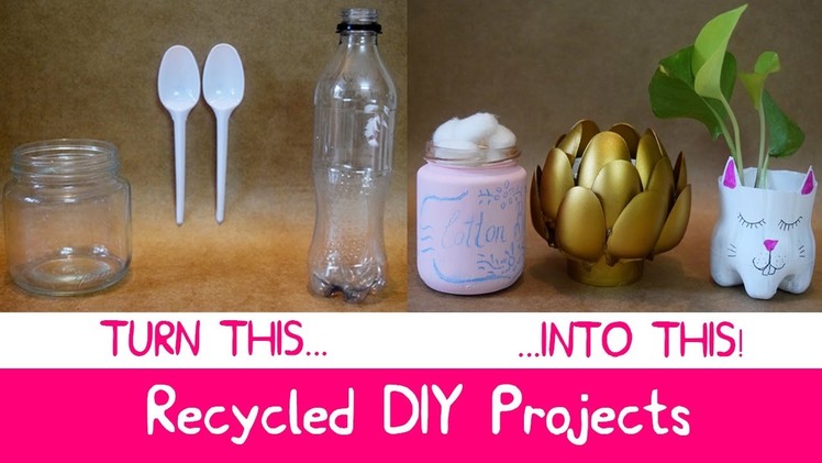 DIY Room Decor with Recycled materials at Home | Easy and Inexpensive Ideas!